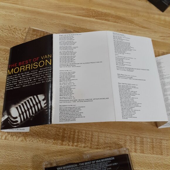 Best of Van Morrison Cassette 1990 PolyGram WB Brown Eyed Girl Stoned Me VTG - Picture 5 of 6